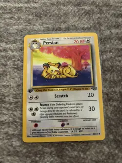 1999 Pokemon Jungle First Edition Persian #42/64 - Image 1