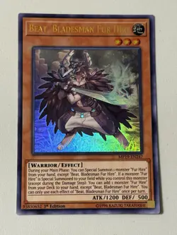 Yu-Gi-Oh Beat, Bladesman Fur Hire MP19-EN247 1st Edition Ultra Rare NM Condition - Image 1