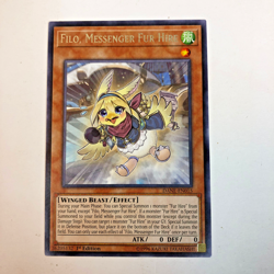 YuGiOh! FILO, MESSENGER FUR HIRE: DANE-EN015 RARE 1st Edition NM - Image 1