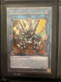 Borrelend Dragon Quarter Century Secret Rare RA02-EN043 25th Anniversary NM - Image 1