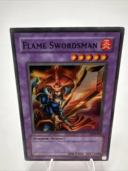 Flame Swordsman - Super Rare LOB-EN003 - NM - YuGiOh - Image 1
