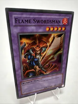 Flame Swordsman - Super Rare LOB-EN003 - NM - YuGiOh - Image 2