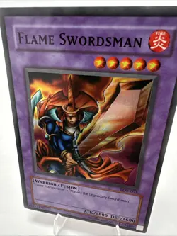 Flame Swordsman - Super Rare LOB-EN003 - NM - YuGiOh - Image 3