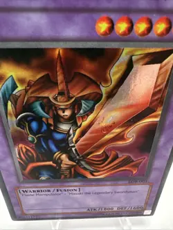 Flame Swordsman - Super Rare LOB-EN003 - NM - YuGiOh - Image 4