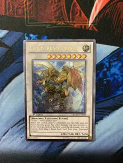 Yu-Gi-Oh Life Stream Dragon EXVC-EN038 Ultimate Rare 1st Edition NM Condition - Image 1