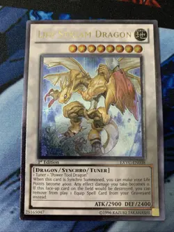 Yu-Gi-Oh Life Stream Dragon EXVC-EN038 Ultimate Rare 1st Edition NM Condition - Image 2