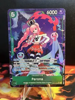 Perona OP14-033 Alternate Art - The Azure Sea’s Seven One Piece TCG English NM - Image 1