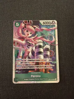 One Piece TCG - The Azure Sea's Seven - Perona OP14-033 SR - NM Foil - Image 1