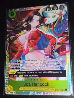 English One Piece CCG Boa Hancock SR OP14-112 The Azure Sea's Seven - Image 1