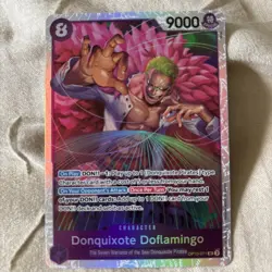 One Piece CCG Donquixote Doflamingo OP10-071 SR Royal Blood NM Condition - Image 1