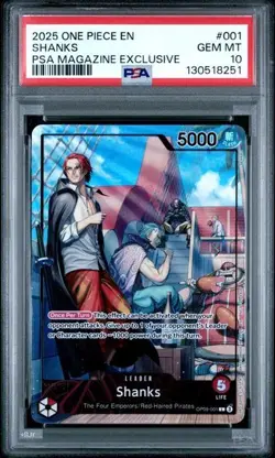 One Piece Boa Hancock and Shanks PSA Magazine Promo 2025 SEQUENTIAL PSA 10s - Image 3