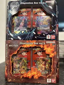 ONE PIECE Illustration Box Vol 5 And 6 Lot - New SEALED PRB-02 OP-13 Ships Fast - Image 1