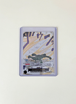 Ground Death (Alt Art) OP14-096 R THE AZURE SEA'S SEVEN English Event Manga MINT - Image 1