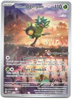 Teal Mask Ogerpon Promo SV: Scarlet & Violet Promo Cards 123 NM - Image 1