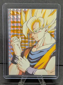 DBZ G-1 Super Saiyan Goku JPP/AMADA Funimation Card 1999 Dragon Ball Z FOIL LP - Image 1