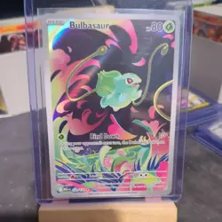Pokemon TCG Mega Evolutions Bulbasaur Illustration Rare Card 133/132 - Image 1