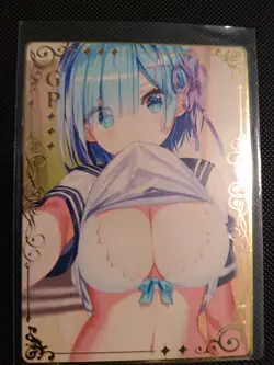 Goddess Story Metal Waifu Card Re Zero Rem #1 - Image 1