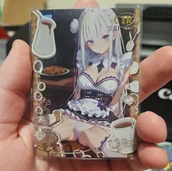 Emilia Re-Zero CIR Card Dream of Desire Anime Waifu CCG - Image 1