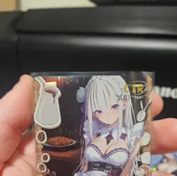 Emilia Re-Zero CIR Card Dream of Desire Anime Waifu CCG - Image 3