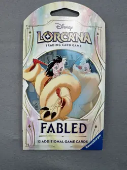 Disney Lorcana Fabled 12 Card Booster Pack TCG Sealed New RARE - Image 2