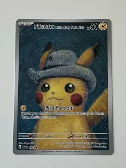 Pikachu with Grey Felt Hat 085 Sv: Scarlet & Violet Promo Cards NM Ungraded - Image 1