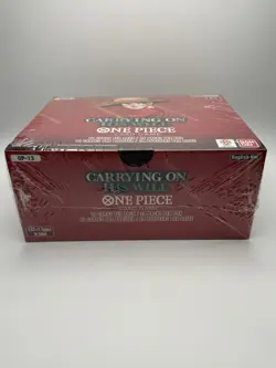 Sealed - One Piece Card Game Carrying On His Will OP-13 Booster Box English - Image 2