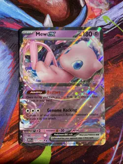 Pokemon TCG Mew EX 151/165 Double Rare Holo Card Scarlet & Violet - Image 1