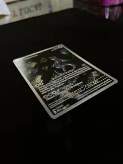 Pokemon 151 Mewtwo 052 Scarlet & Violet UPC Black Star Promo Card Holo - Image 2
