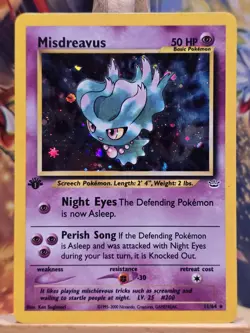 2001 Neo Revelation 1ST EDITION Misdreavus 11/64 PSA 8 🔥NICE CARD🔥 - Image 1
