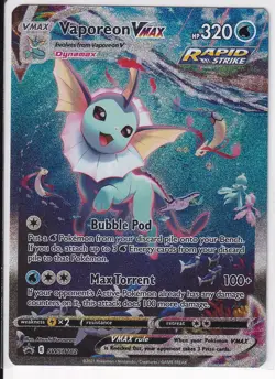 Vaporeon VMAX - Holo Promo SWSH: Sword & Shield Promo Cards SWSH182 NM - Image 1