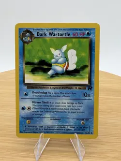Dark Wartortle 46/82 Team Rocket Pokemon Card - Rare WOTC Vintage - Image 1