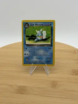 Dark Wartortle 46/82 Team Rocket Pokemon Card - Rare WOTC Vintage - Image 2