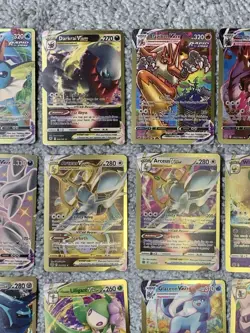 Set of 30 Grimmsnarl, Vaporen, Leafeon & More Gold Foil Fan Art Display Card NM! - Image 3
