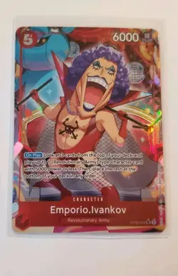 One Piece Emporio Ivankov LP Card PRB-01 Full Art OP06-003 English The Best TCG - Image 1