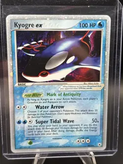 Pokemon Kyogre ex 94/101 Hidden Legends Ultra Rare Holo 100 HP EX Card 2004 - Image 1