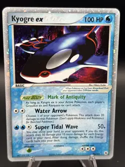 Pokemon Kyogre ex 94/101 Hidden Legends Ultra Rare Holo 100 HP EX Card 2004 - Image 3
