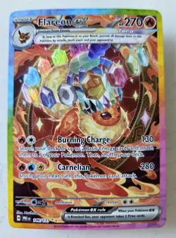 Flareon ex 146/131 Sv: Prismatic Evolutions Holo Pokemon Tcg Card Scarlet Violet - Image 1