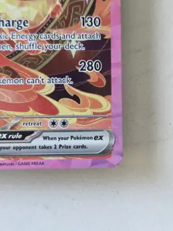 Flareon ex 146/131 Sv: Prismatic Evolutions Holo Pokemon Tcg Card Scarlet Violet - Image 3