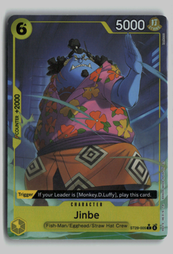 Jinbe (Alt Art) ST29-005 C Stard Deck EGGHEAD - ONE PIECE Card Game English - Image 1