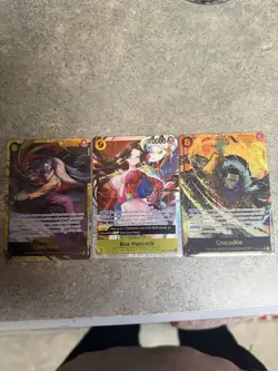 One Piece Card Game - OP14 - Azure of the Sea SR & Rare Boa And Crocodile - Image 1