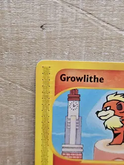 Growlithe 80/147 Aquapolis Non-Holo Vintage Pokemon Card TCG - Image 3