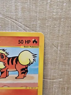 Growlithe 80/147 Aquapolis Non-Holo Vintage Pokemon Card TCG - Image 4