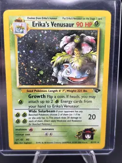Pokemon TCG Erika's Venusaur Gym Challenge Holo Card 4/132 Unlimited Rare - Image 1