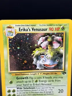 Pokemon TCG Erika's Venusaur Gym Challenge Holo Card 4/132 Unlimited Rare - Image 3