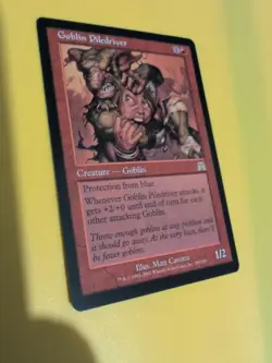 Goblin Piledriver. Magic the Gathering Card. Onslaught. Rare - Image 3