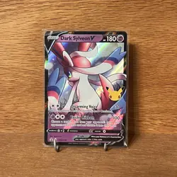 Dark Sylveon V SWSH134 SWSH Sword & Shield Promo Card Pokemon Celebrations NM - Image 1