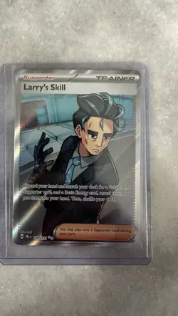 Larrys Skill 139/131 Prismatic Evolutions Full Art Trainer Pokemon TCG Card NM/M - Image 1