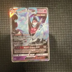 Pokemon Dawn Wings Necrozma GX Ultra Beast Promo Holo SM101 180 HP TCG Card - Image 1