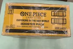 One Piece Card Game OP-09 Emperors In The New World Booster Box Case Sealed - Image 2