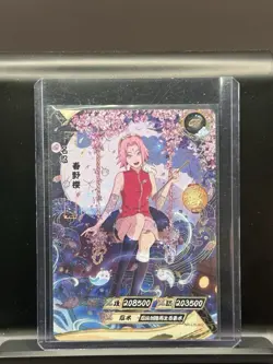 KaYou Naruto TCG CCG Trading Card Haruno Sakura SSP NR-CR-002 super rare box hit - Image 1